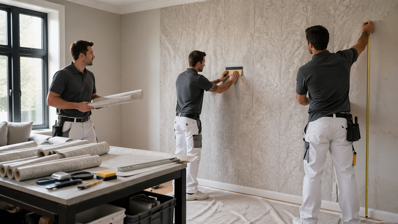 Digital printing wallpaper